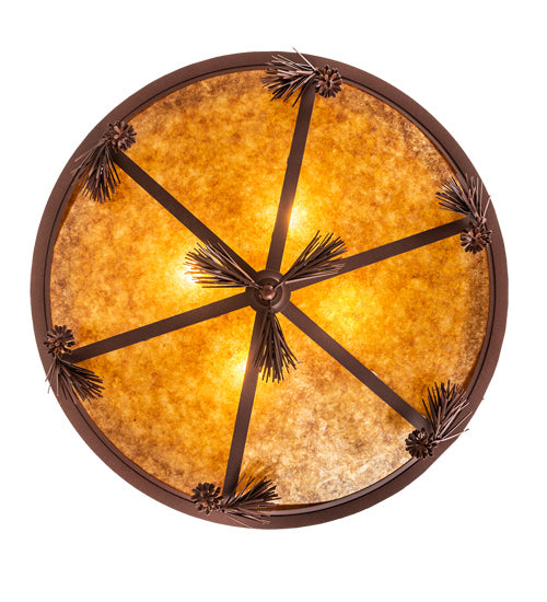 Meyda Tiffany 240499 Five Light Pendant, Rust