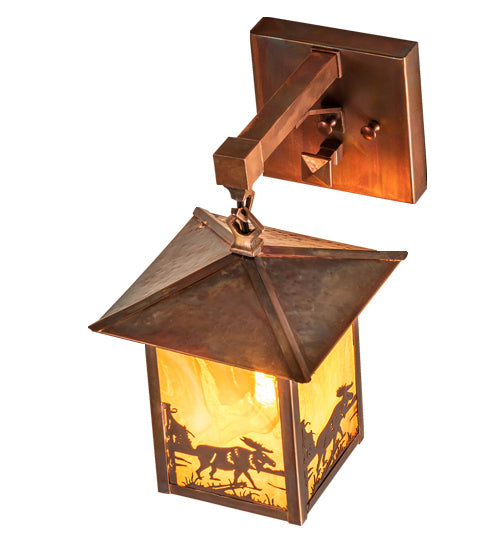 Meyda Tiffany 241118 One Light Wall Sconce, Vintage Copper