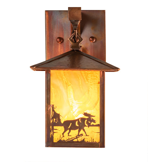 Meyda Tiffany 241118 One Light Wall Sconce, Vintage Copper