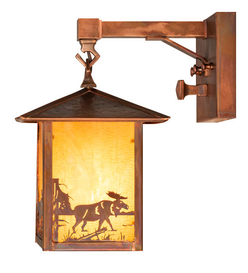 Meyda Tiffany 241118 One Light Wall Sconce, Vintage Copper