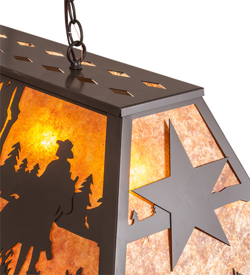 Meyda Tiffany 241153 Six Light Pendant, Timeless Bronze