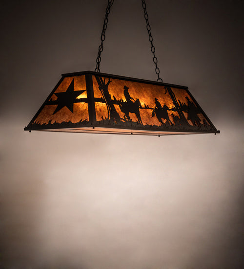 Meyda Tiffany 241153 Six Light Pendant, Timeless Bronze