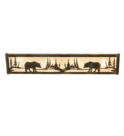 Meyda Tiffany 241273 Four Light Vanity, Light Burnished Antique Copper