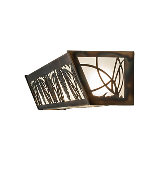 Meyda Tiffany 241417 Six Light Vanity, Light Burnished Antique Copper