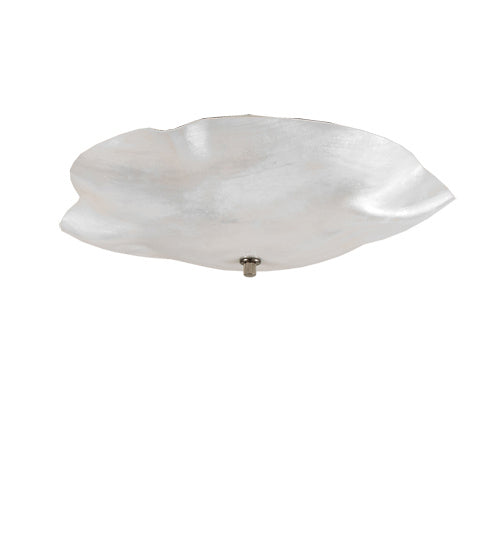 Meyda Tiffany 242094 Three Light Flush Mount, Brushed Nickel