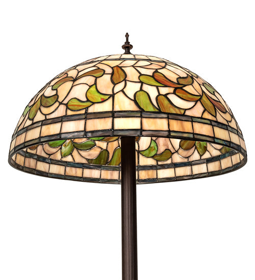 Meyda Tiffany 242829 One Light Floor Lamp, Mahogany Bronze