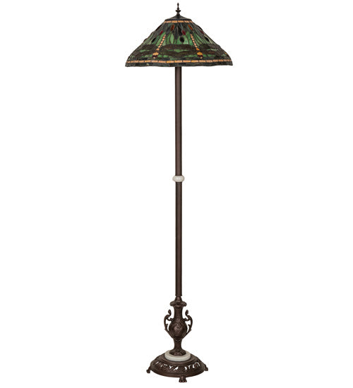 Meyda Tiffany 242832 One Light Floor Lamp, Mahogany Bronze