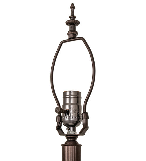 Meyda Tiffany 242832 One Light Floor Lamp, Mahogany Bronze
