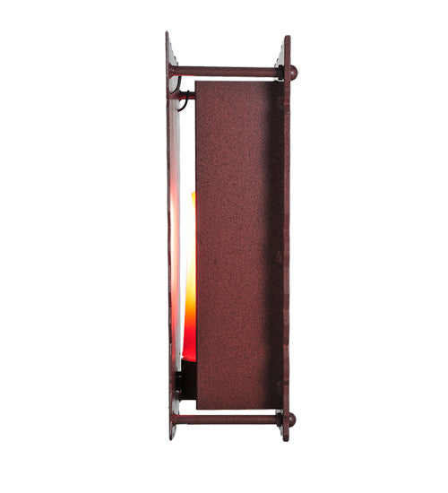 Meyda Tiffany 242971 One Light Wall Sconce, Rust
