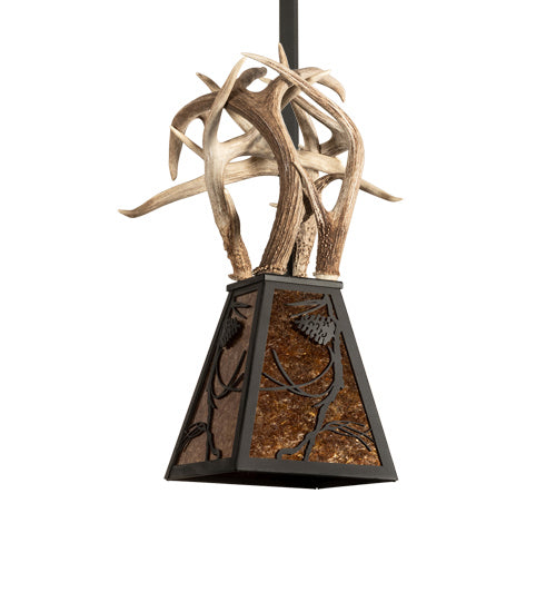 Meyda Tiffany 243214 One Light Pendant, Costello Black