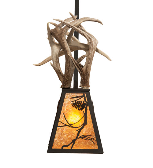 Meyda Tiffany 243214 One Light Pendant, Costello Black