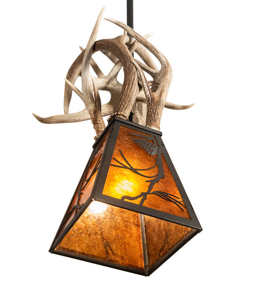 Meyda Tiffany 243214 One Light Pendant, Costello Black