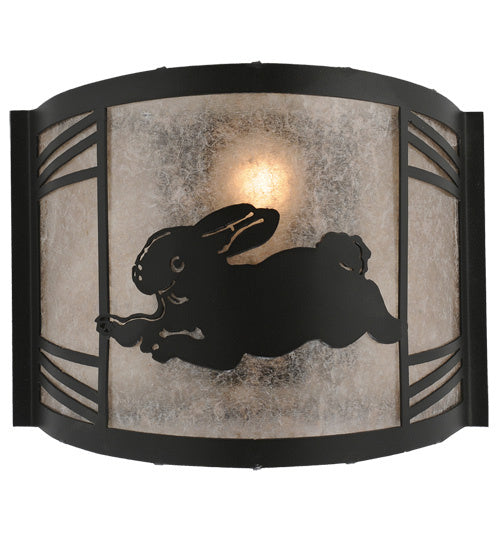 Meyda Tiffany 243216 One Light Wall Sconce, Textured Black