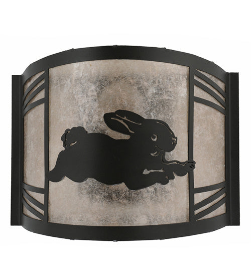 Meyda Tiffany 243260 One Light Wall Sconce, Textured Black
