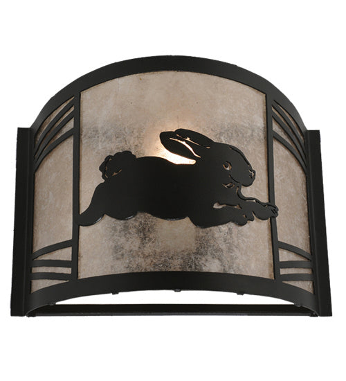 Meyda Tiffany 243260 One Light Wall Sconce, Textured Black