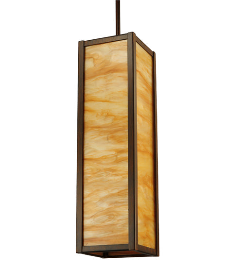 Meyda Tiffany 243654 One Light Pendant, Rustic Iron