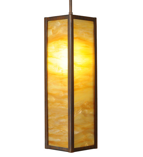 Meyda Tiffany 243654 One Light Pendant, Rustic Iron