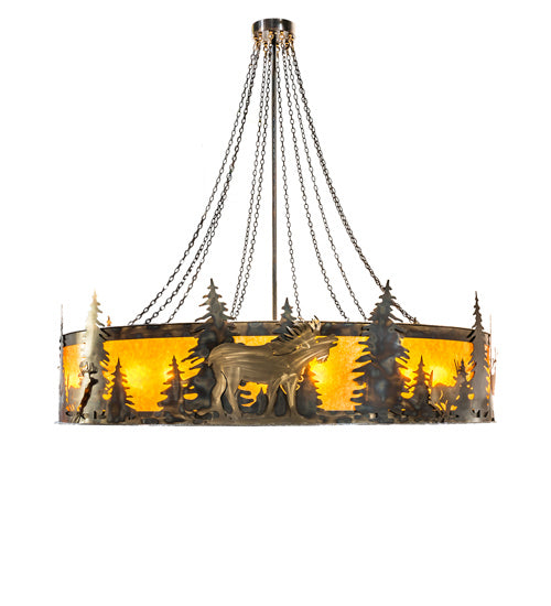 Meyda Tiffany 243674 40 Light Chandel-Air, Dark Burnished Antique Copper