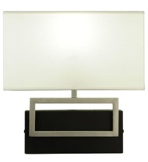 Meyda Tiffany 243797 One Light Wall Sconce, Brushed Stainless Steel