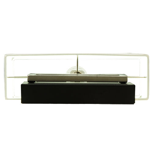 Meyda Tiffany 243797 One Light Wall Sconce, Brushed Stainless Steel