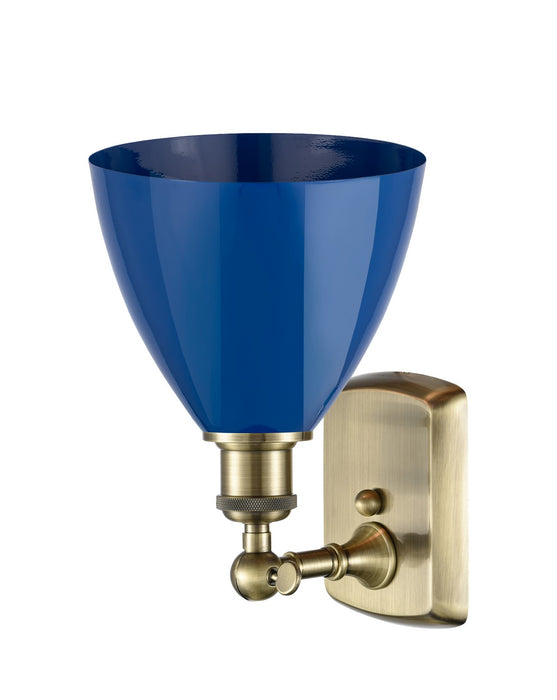 Innovations 516-1W-AB-MBD-75-BL One Light Wall Sconce, Antique Brass