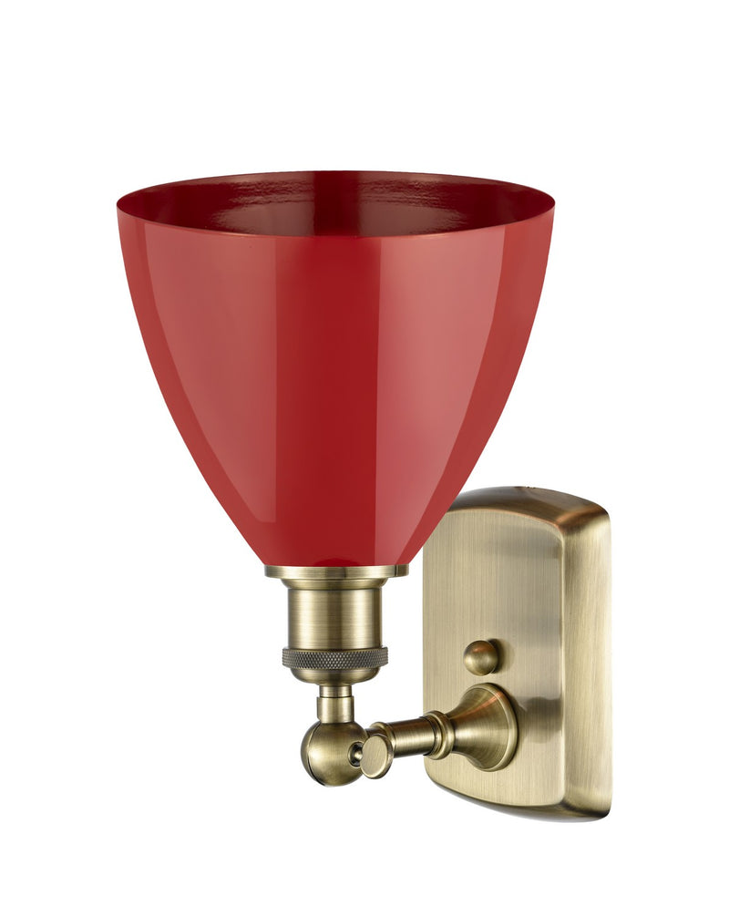 Innovations 516-1W-AB-MBD-75-RD One Light Wall Sconce, Antique Brass