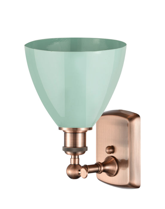 Innovations 516-1W-AC-MBD-75-SF One Light Wall Sconce, Antique Copper