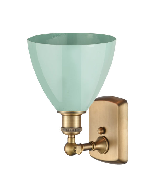 Innovations 516-1W-BB-MBD-75-SF One Light Wall Sconce, Brushed Brass