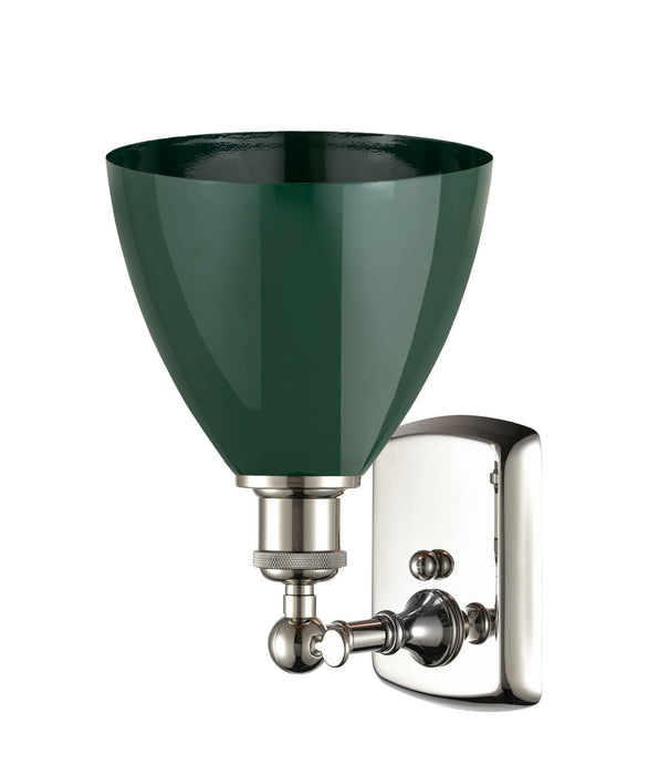 Innovations 516-1W-PN-MBD-75-GR One Light Wall Sconce, Polished Nickel