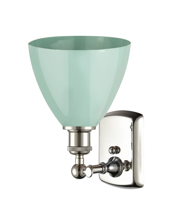 Innovations 516-1W-PN-MBD-75-SF One Light Wall Sconce, Polished Nickel