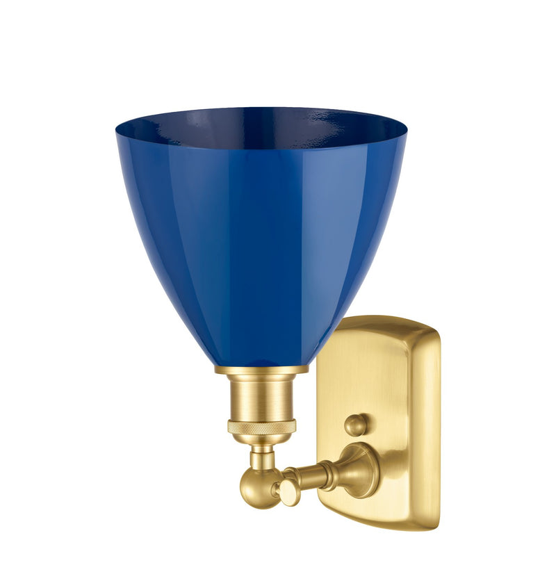 Innovations 516-1W-SG-MBD-75-BL One Light Wall Sconce, Satin Gold
