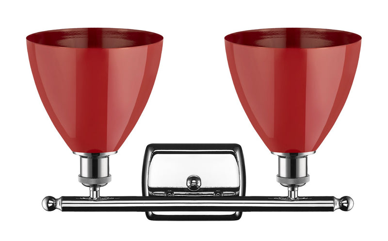 Innovations 516-2W-PC-MBD-75-RD Two Light Bath Vanity, Polished Chrome
