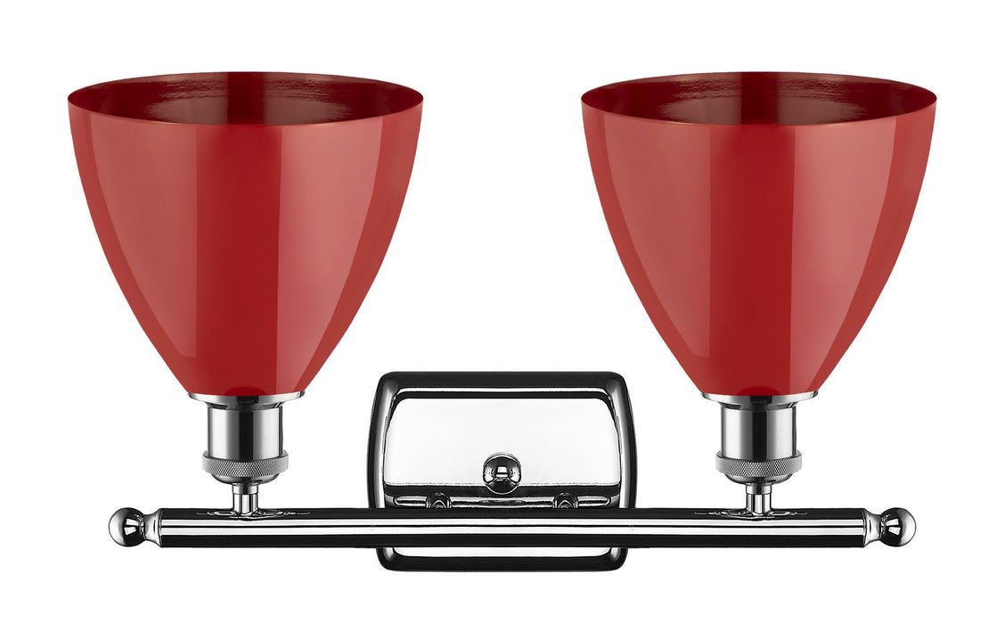 Innovations 516-2W-PC-MBD-75-RD Two Light Bath Vanity, Polished Chrome