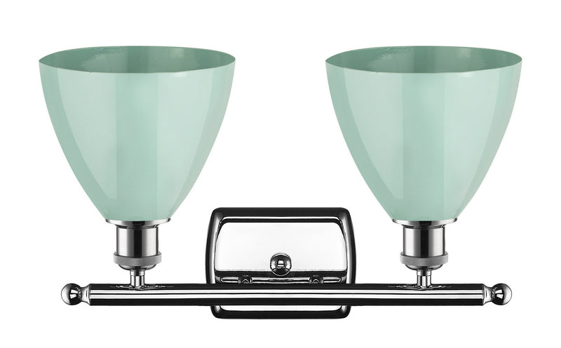 Innovations 516-2W-PC-MBD-75-SF Two Light Bath Vanity, Polished Chrome