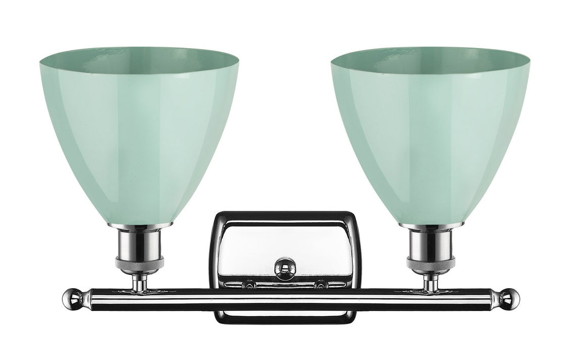 Innovations 516-2W-PC-MBD-75-SF Two Light Bath Vanity, Polished Chrome