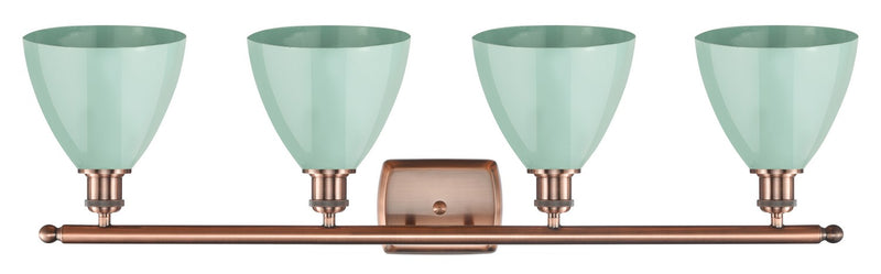 Innovations 516-4W-AC-MBD-75-SF Four Light Bath Vanity, Antique Copper