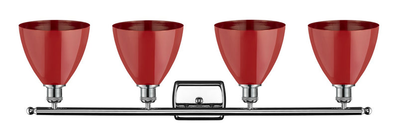 Innovations 516-4W-PC-MBD-75-RD Four Light Bath Vanity, Polished Chrome