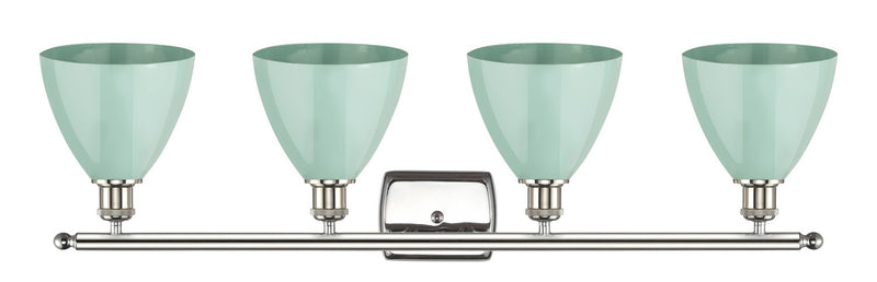 Innovations 516-4W-PN-MBD-75-SF Four Light Bath Vanity, Polished Nickel