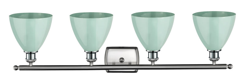 Innovations 516-4W-SN-MBD-75-SF Four Light Bath Vanity, Brushed Satin Nickel