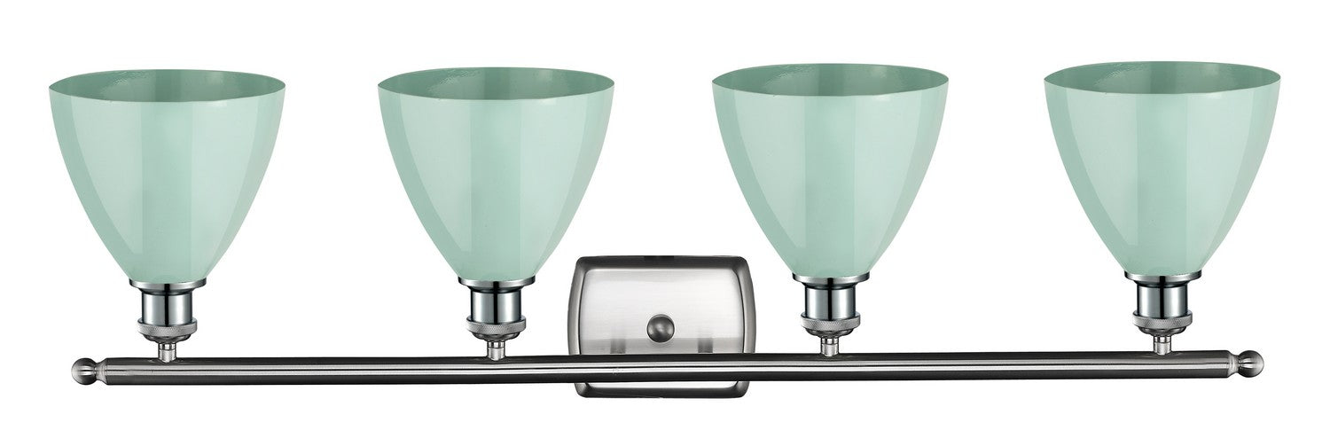 Innovations 516-4W-SN-MBD-75-SF Four Light Bath Vanity, Brushed Satin Nickel