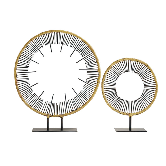 Arteriors 4855 Sculpture, Natural Iron