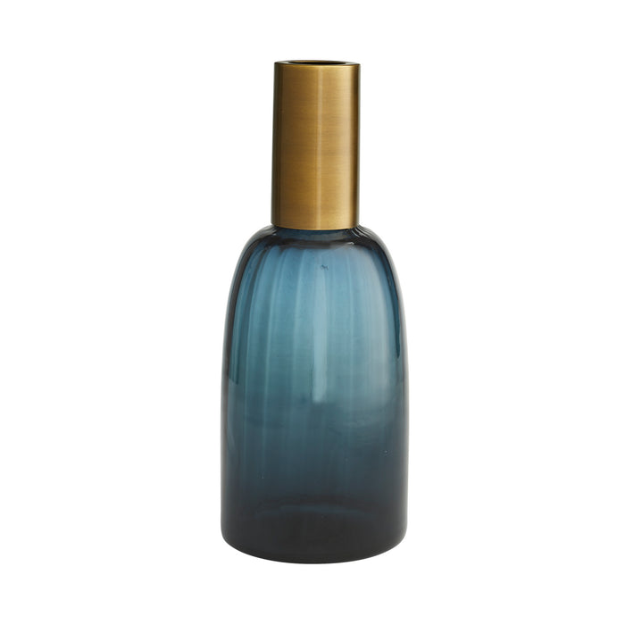 Arteriors 4868 Vases, Set of 2, Navy Optic