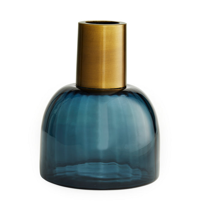 Arteriors 4868 Vases, Set of 2, Navy Optic