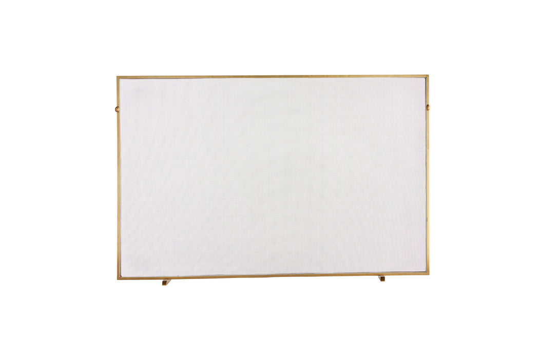 Arteriors 4870 Fire Screen, Antique Brass