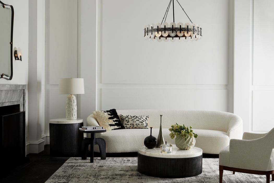 Arteriors 4871 Cocktail Table, White