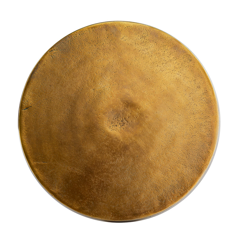 Arteriors 4875 Accent Table, Antique Brass
