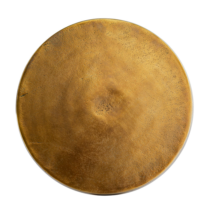 Arteriors 4875 Accent Table, Antique Brass