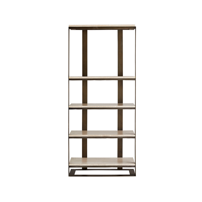 Arteriors 4898 Bookshelf, Blackened Iron