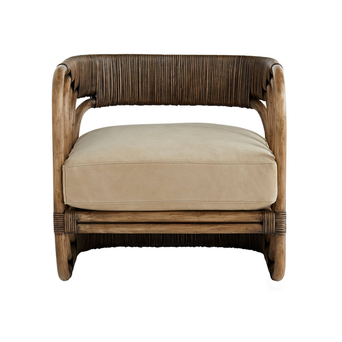 Arteriors 5663 Chair, Palm Gray