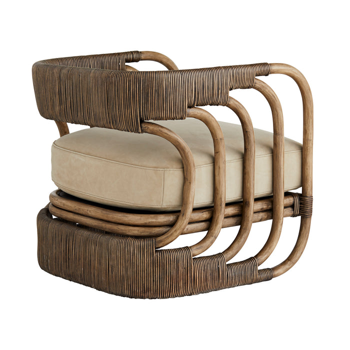 Arteriors 5663 Chair, Palm Gray